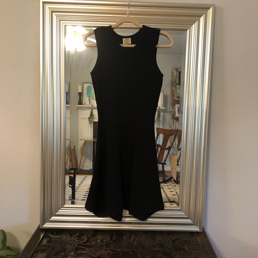 Black cocktail dress